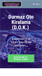 Mobile Screenshot of durmazotokiralama.com